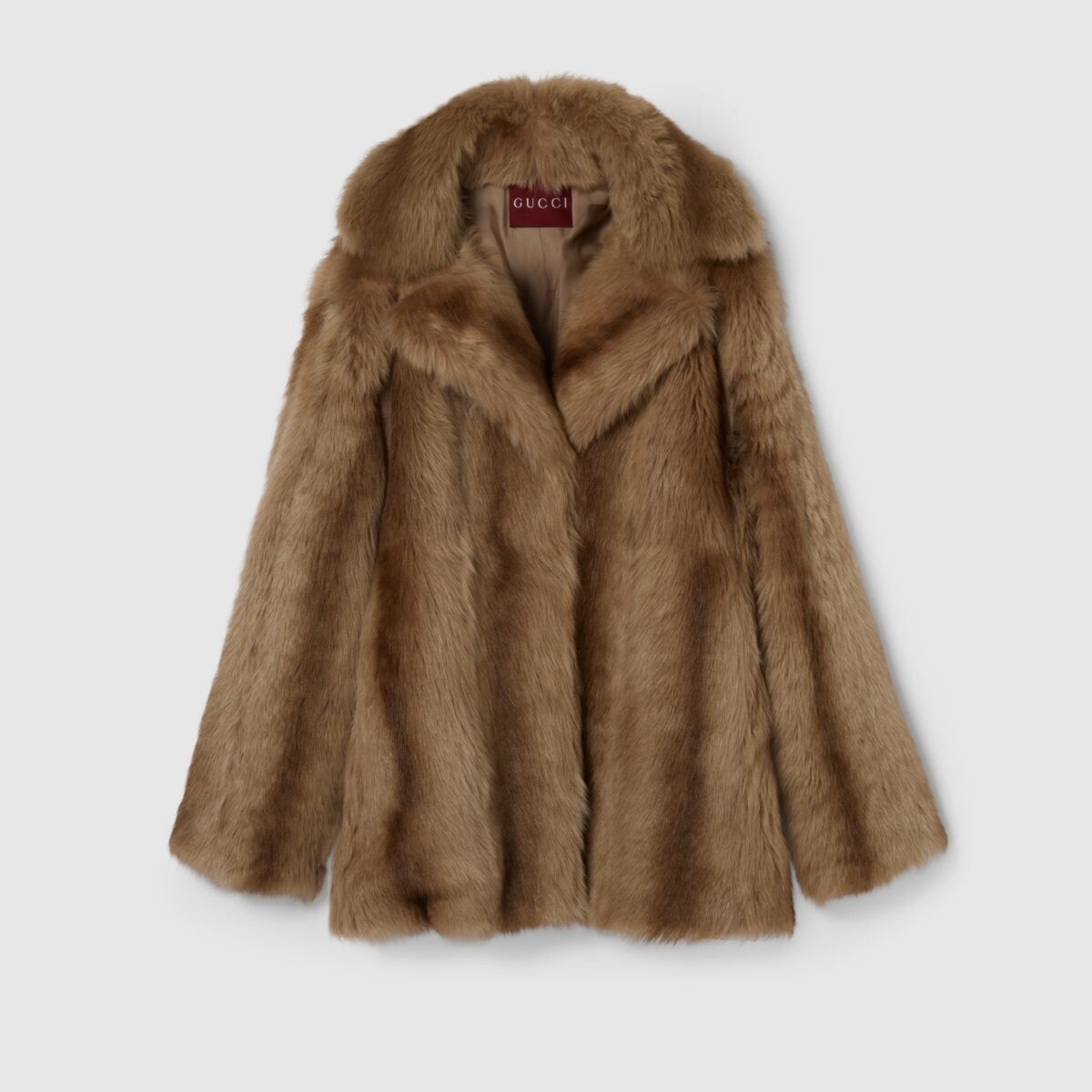 Degrade Soft Shearling Peacoat