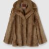 Degrade Soft Shearling Peacoat