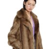 Degrade Soft Shearling Peacoat