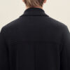Devant Cuir Buttoned Jacket