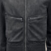 Devant Cuir Zipped Jacket
