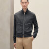 Devant Cuir Zipped Jacket