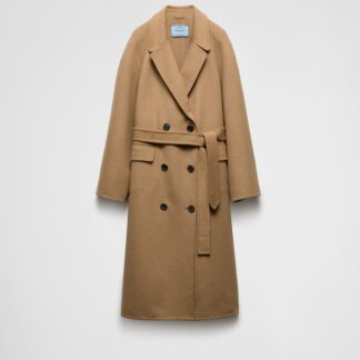 Double Breasted Cashgora Coat