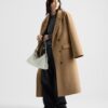 Double Breasted Cashgora Coat