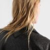 Double Breasted Nappa Leather Caban Jacket