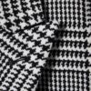 Double Breasted Prince Of Wales Wool Coat