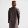Double Breasted Wool And Silk Coat
