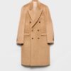 Double Breasted Wool Blend Coat