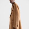 Double Breasted Wool Blend Coat