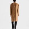 Double Breasted Wool Blend Coat