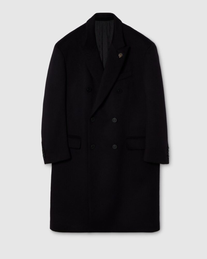 Double Breasted Wool Cashmere Coat