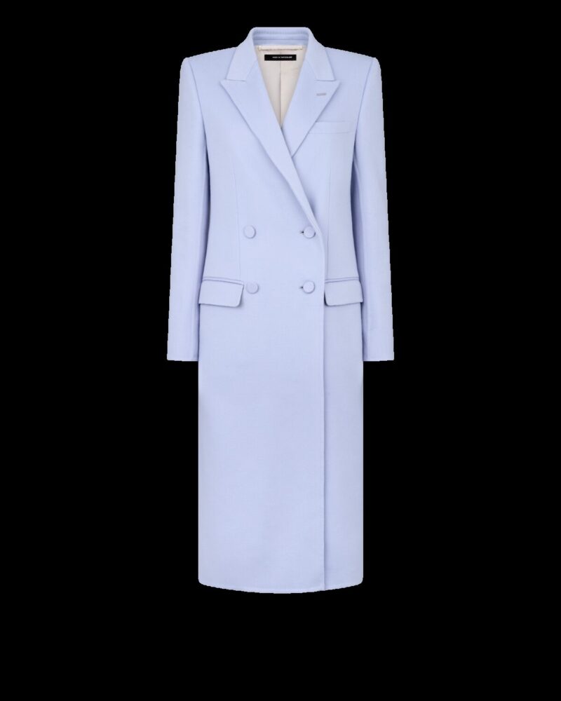 Double Face Light Wool Double Breasted Coat