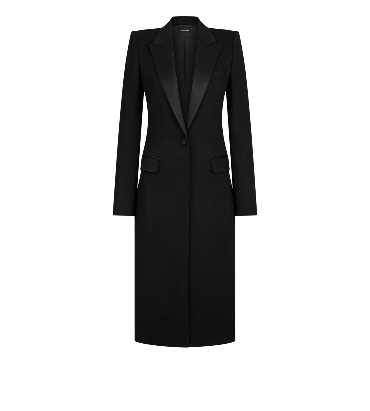 Double Face Light Wool Single Breasted Evening Coat