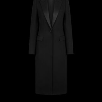 Double Face Light Wool Single Breasted Evening Coat