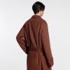 Double Face Wool Silk Belted Coat