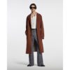 Double Face Wool Silk Belted Coat