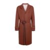 Double Face Wool Silk Belted Coat