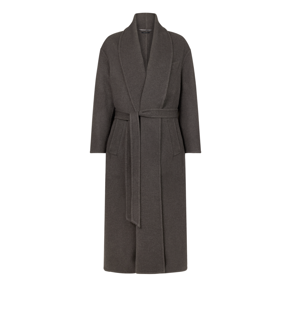 Double Splittable Cashmere Shawl Coat