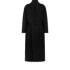 Double Splittable Wool Cashmere Shawl Coat