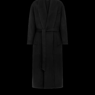 Double Splittable Wool Cashmere Shawl Coat