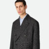 Double Wool Coat Anthracite Melange