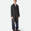 Double Wool Coat Anthracite Melange