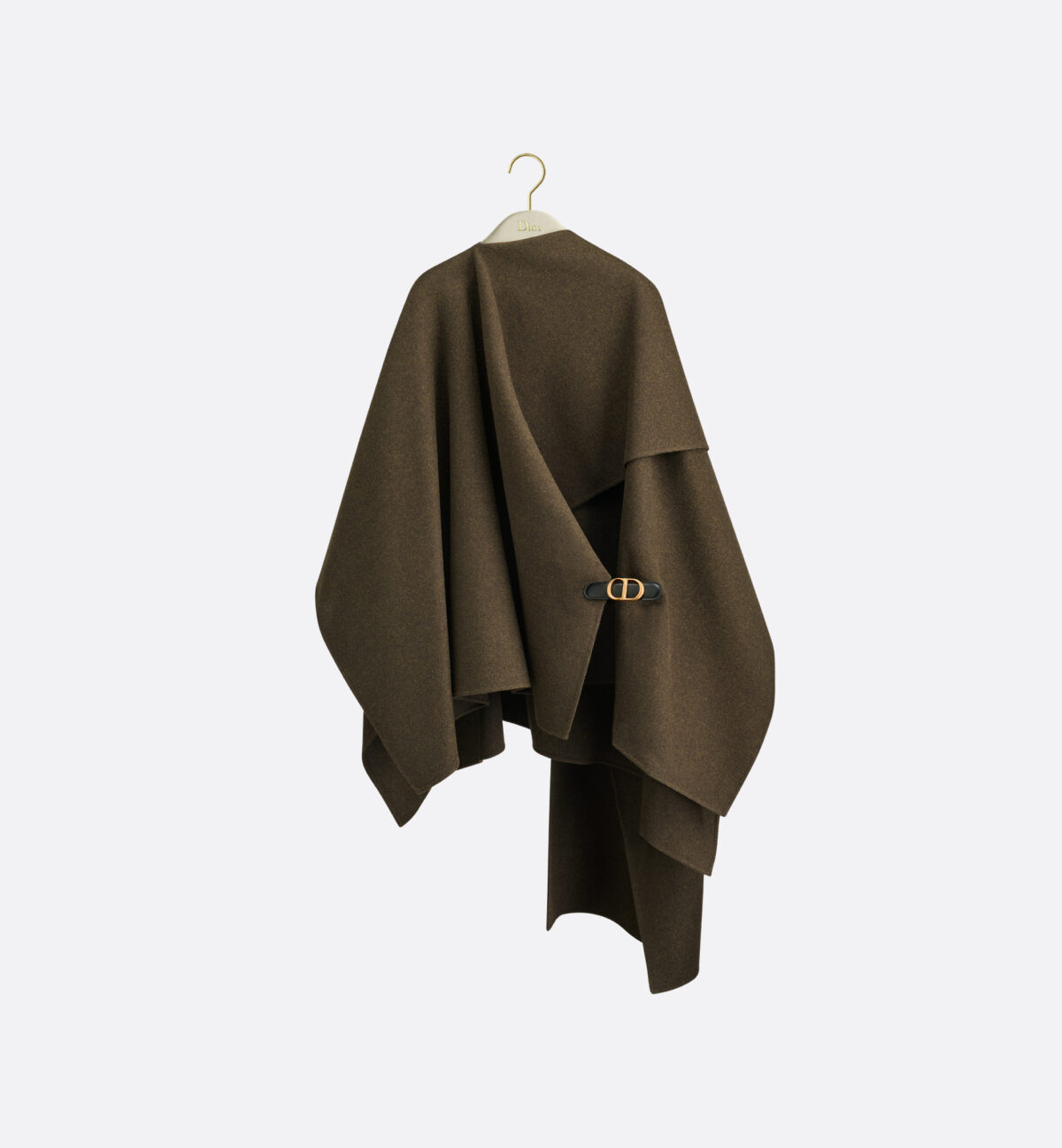 Draped Cape Brown Cashmere