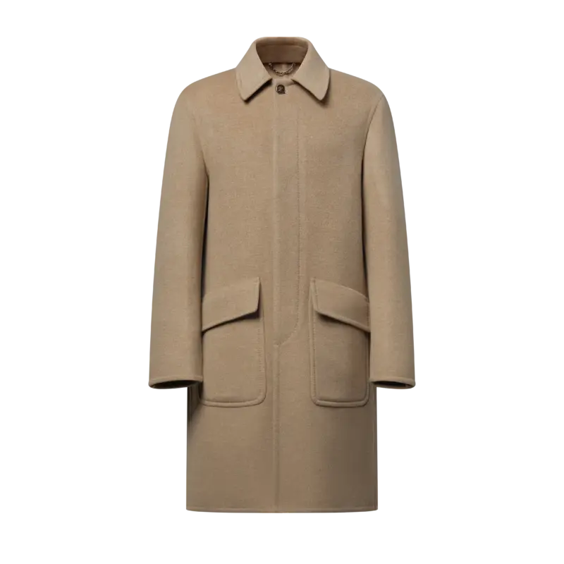 Short Double-Face Cashmere Coat reference view 1
