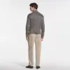 Suede and Knit Belted Jacket reference view 9