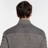 Suede and Knit Belted Jacket reference view 7