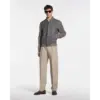 Suede and Knit Belted Jacket reference view 8