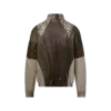 Python Mix Leather Tracksuit Top reference view 2