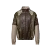 Python Mix Leather Tracksuit Top reference view 1