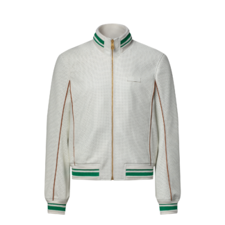 Perforated Leather Tracktop reference view 1