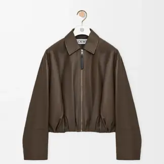 Draped Nappa Calfskin Jacket reference view 1