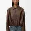 Draped Nappa Lambskin Jacket reference view 2