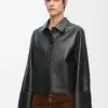 Nappa Lambskin Turn-Up Coat reference view 2