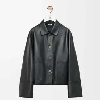 Nappa Lambskin Turn-Up Coat reference view 1
