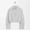 Draped Suede Lambskin Jacket reference view 1