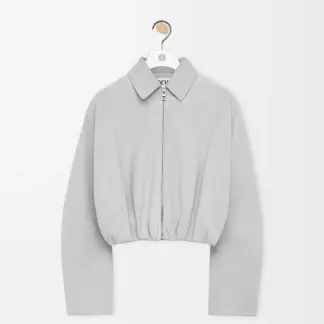 Draped Suede Lambskin Jacket reference view 1