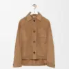 Suede Lambskin Workwear Jacket reference view 1