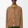 Suede Lambskin Workwear Jacket reference view 2
