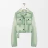 Short Suede Lambskin Jacket reference view 2