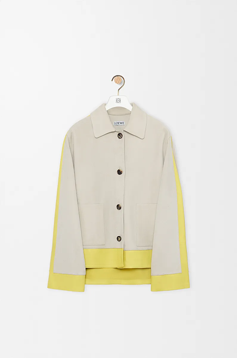 Suede Lambskin Turn-Up Jacket reference view 1