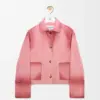 Suede Lambskin Turn-Up Jacket reference view 1