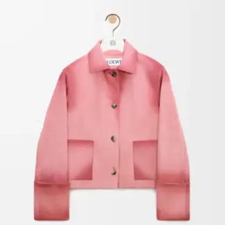 Suede Lambskin Turn-Up Jacket reference view 1