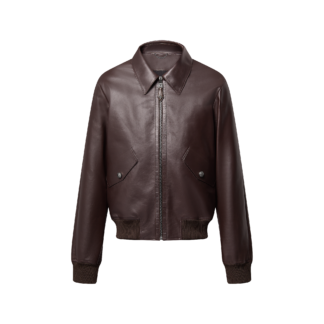 Elegant Leather Bomber