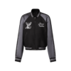 Embellished Mix Leather Blouson