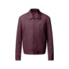 Embossed Damier Leather Blouson