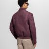 Embossed Damier Leather Blouson